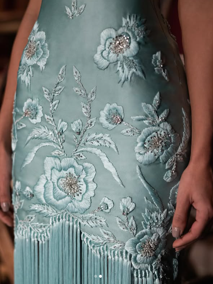 Fancy Mermaid Strapless Neckline Green Satin Long Prom Dress Evening Dress Formal Dress