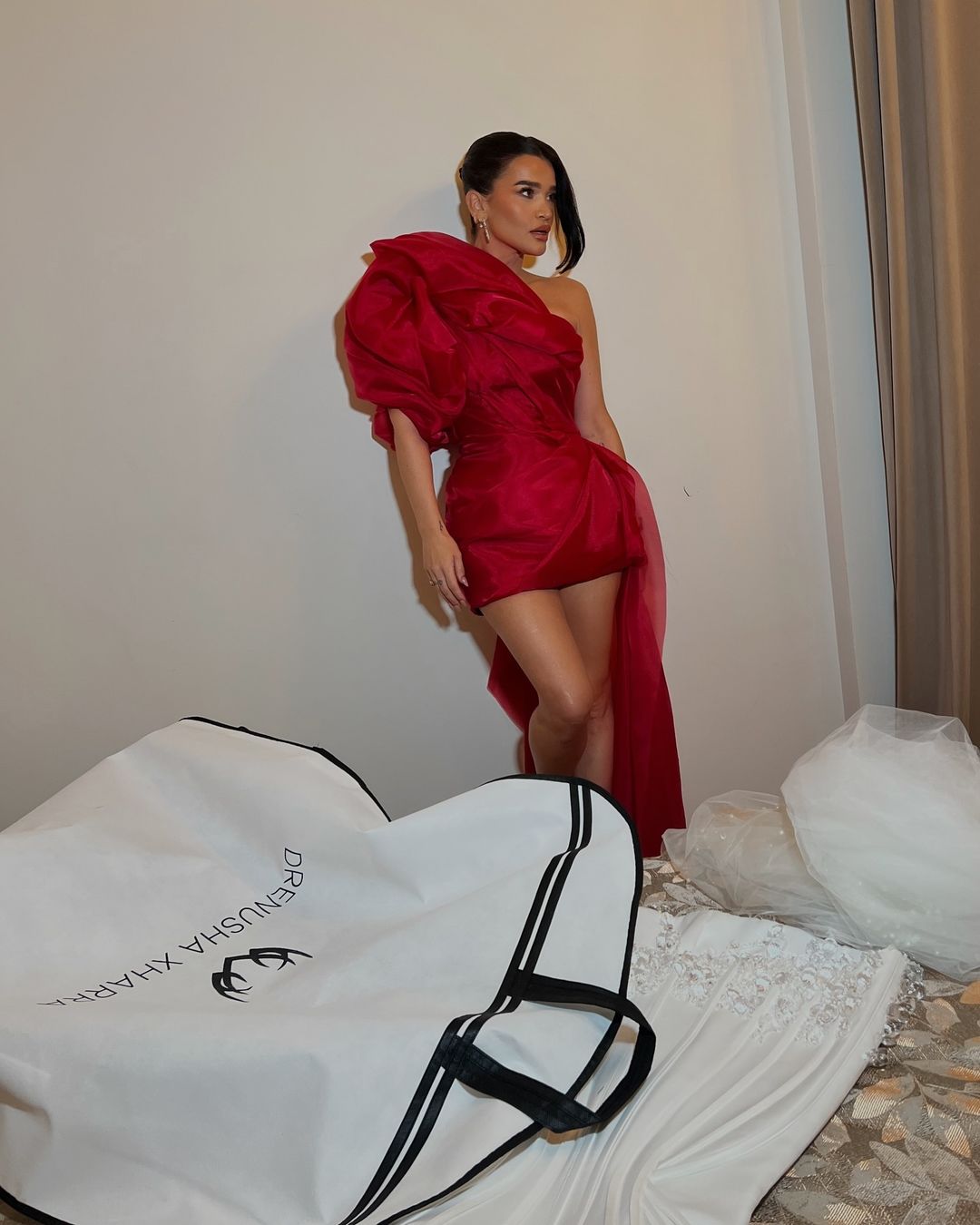 One Shoulder Sheath Short Party Dress