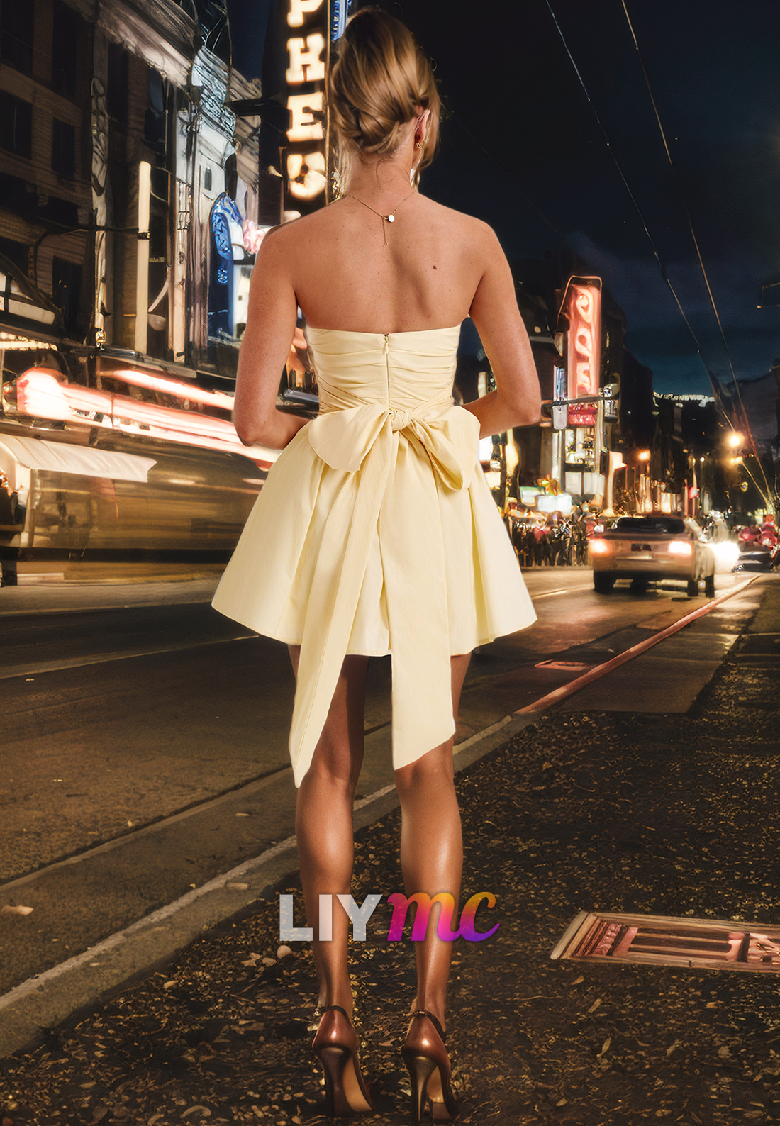 Straight Across Sleeveless Pleated A-Line Short Homecoming Dress