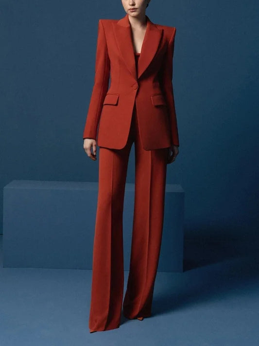 Structured - Outline Color - Block 2 - Piece Suit