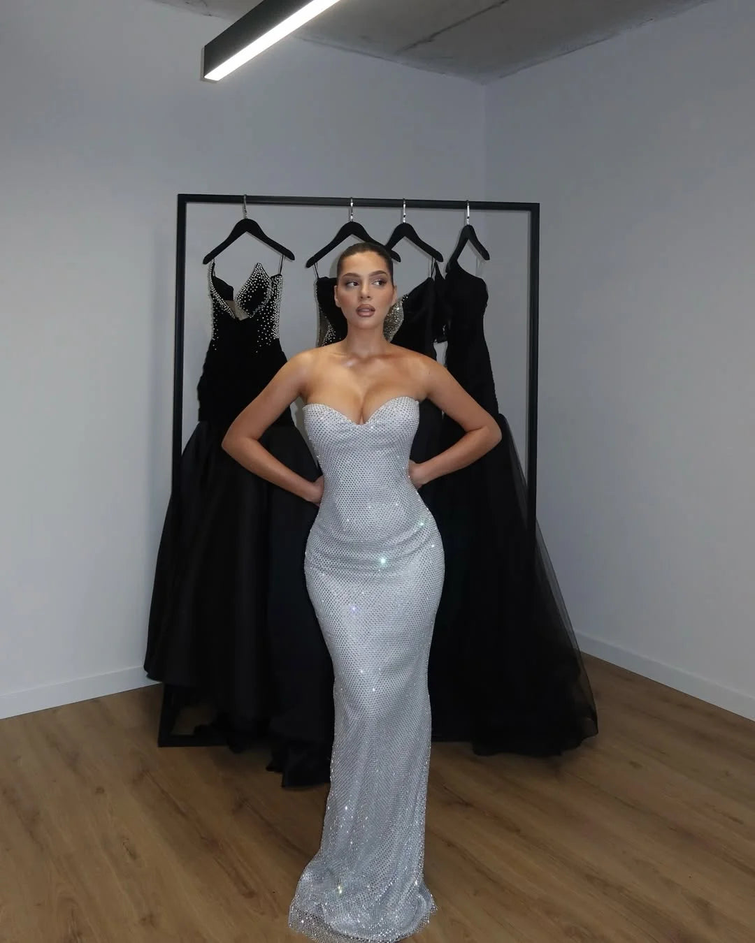 Radiant Sweetheart Sleeveless Sheath Prom Dress
