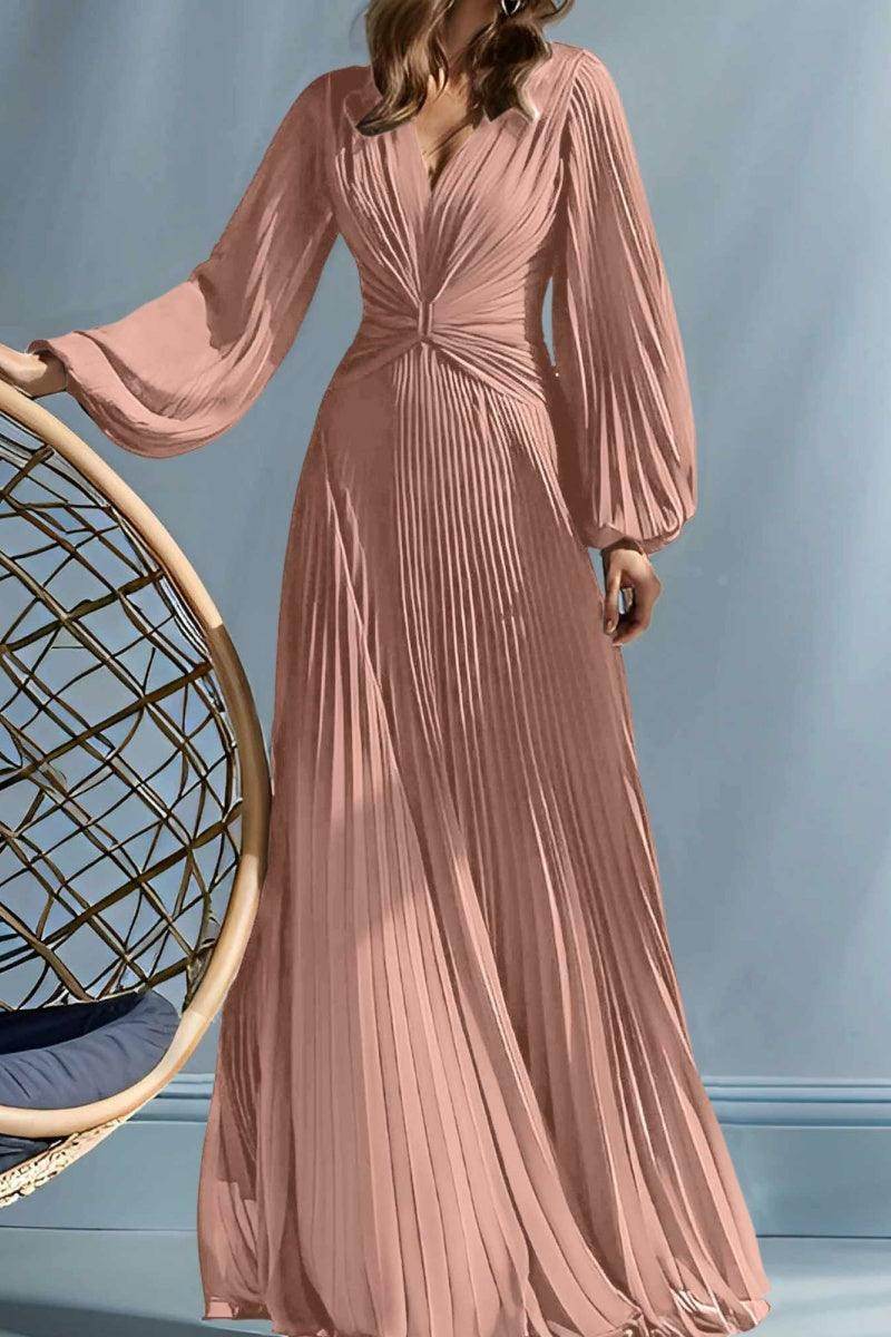 A Line V Neck Mother of the Bride Dresses with Ruched CM0367