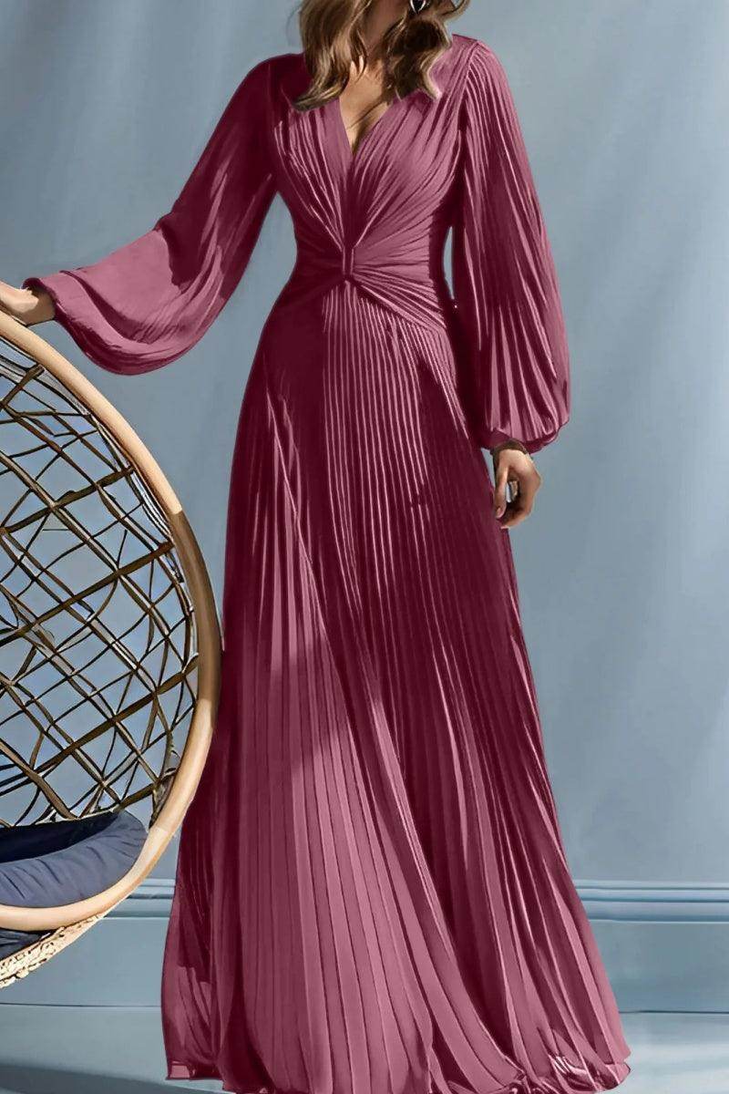 A Line V Neck Mother of the Bride Dresses with Ruched CM0367