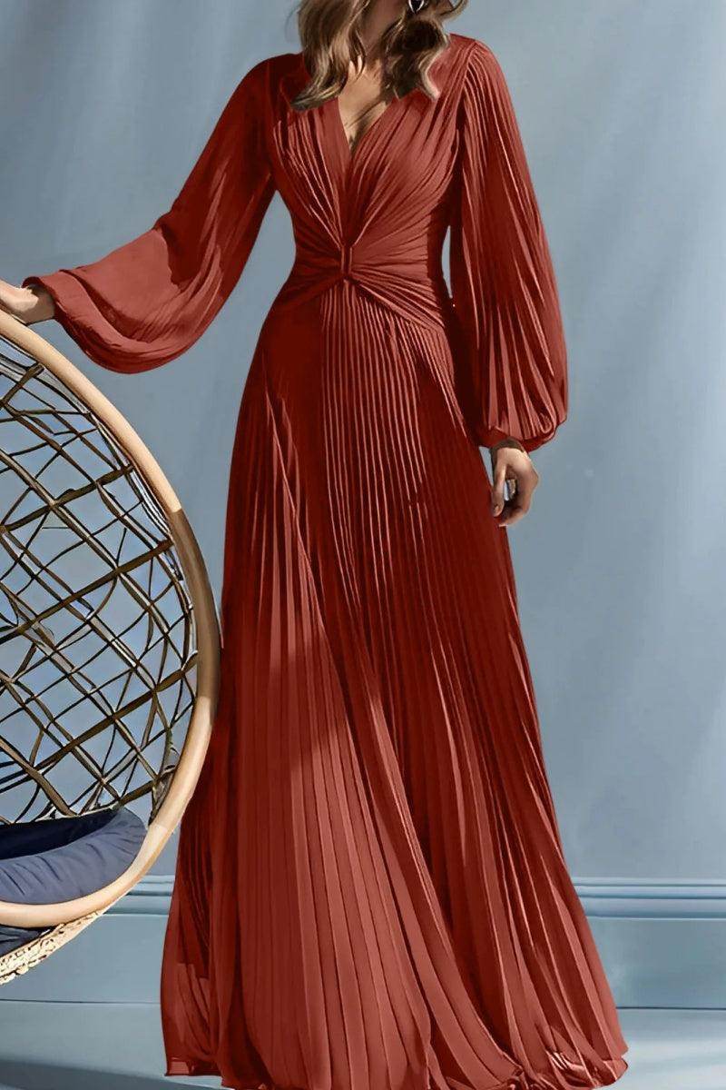 A Line V Neck Mother of the Bride Dresses with Ruched CM0367