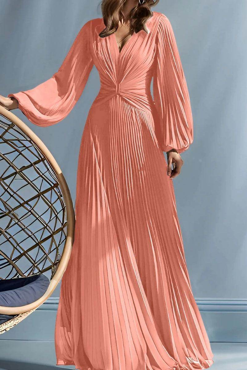 A Line V Neck Mother of the Bride Dresses with Ruched CM0367