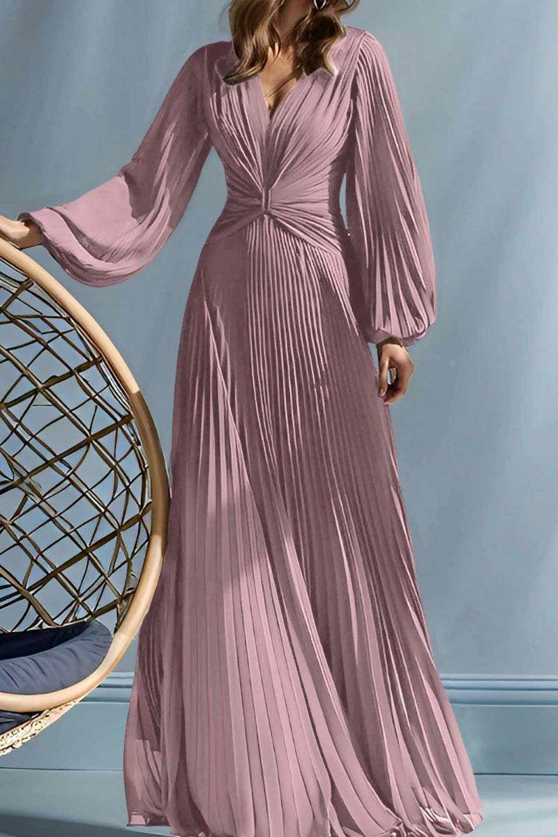 A Line V Neck Mother of the Bride Dresses with Ruched CM0367