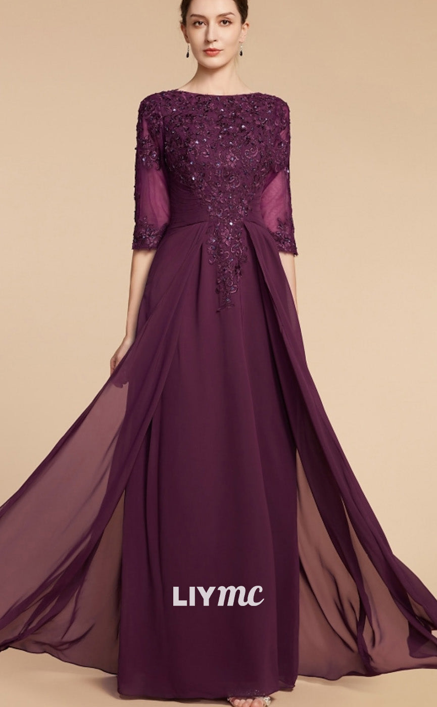 half sequin half chiffon dress 2023 Sequin Chiffon Burgundy Half Sleeve Party Prom Dress Sassymyprom