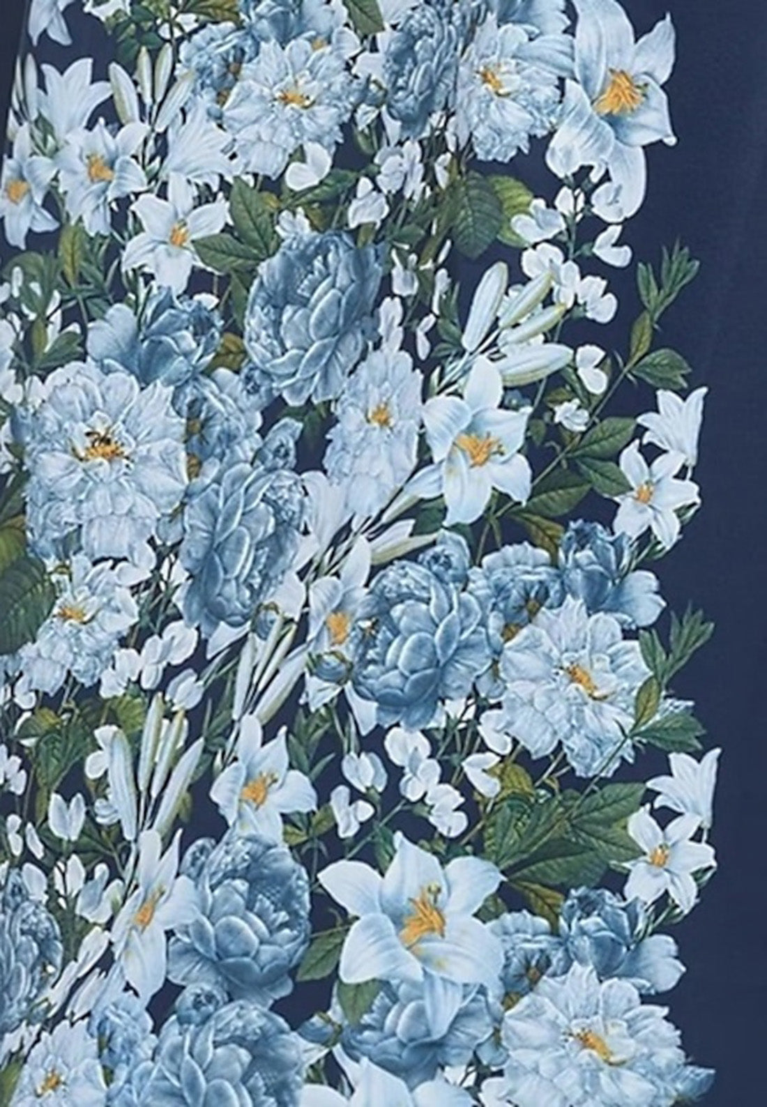 Floral A-Line Evening Gown Elegant Dress Formal Wedding Floor Length Sleeveless