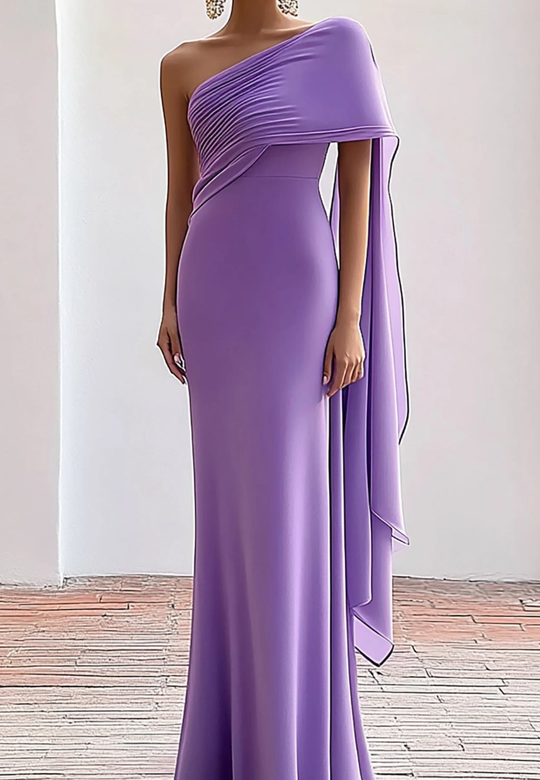 Formal Work Party Boat Neck Royal Blue Sleeveless Belted Slit Midi Dress