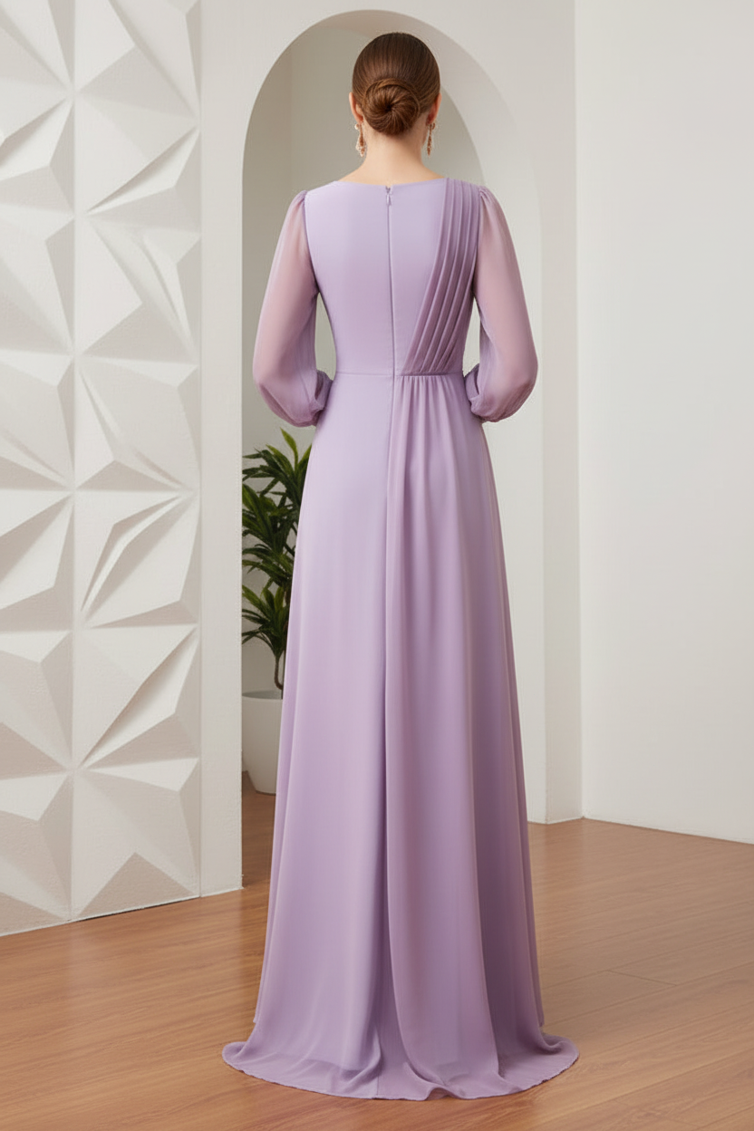 Mother of Bride Dress A-line Dress with Jewelled Appliqué
