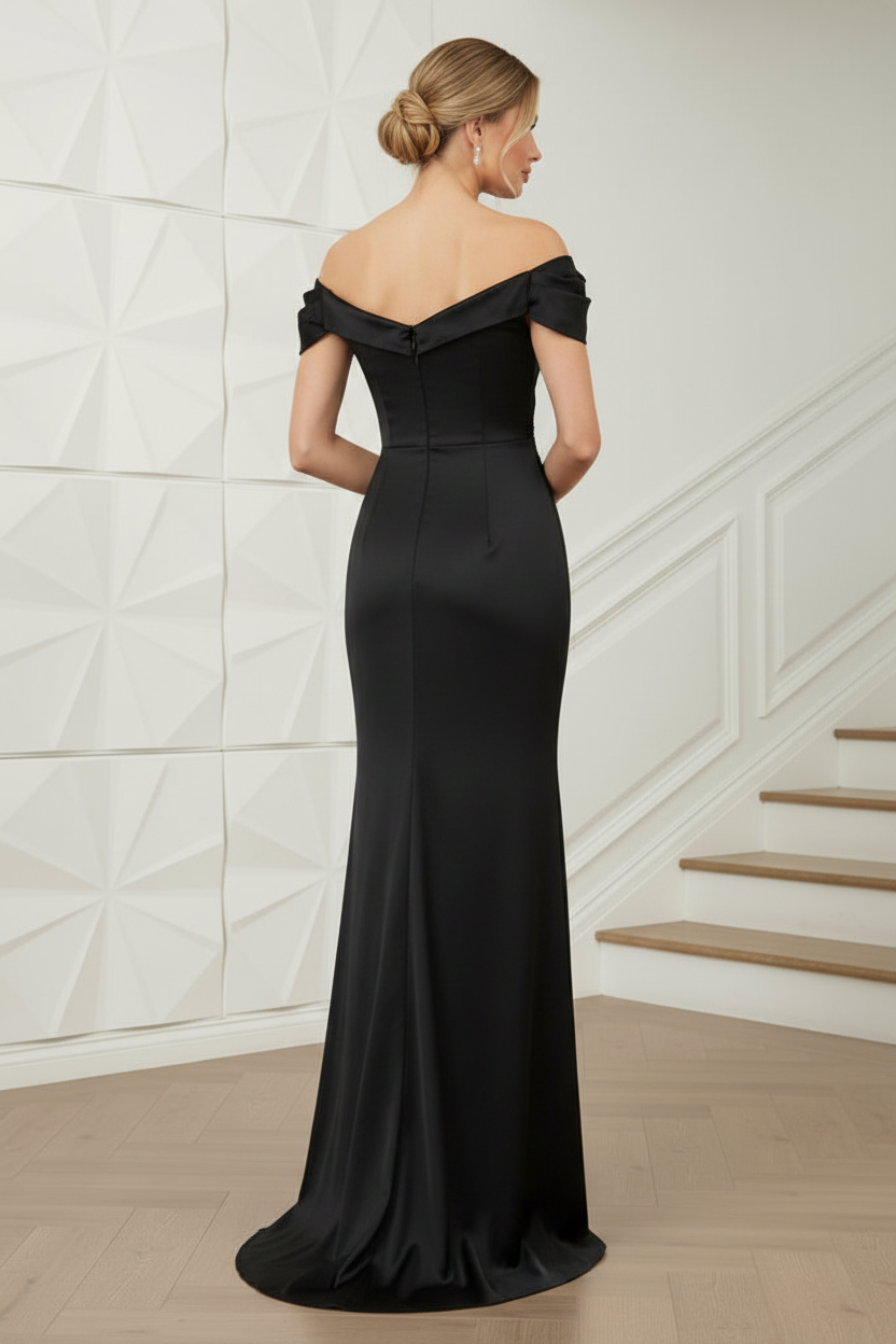 Sweetheart Cap Sleeves Appliques Mermaid Mother of Bride Dress