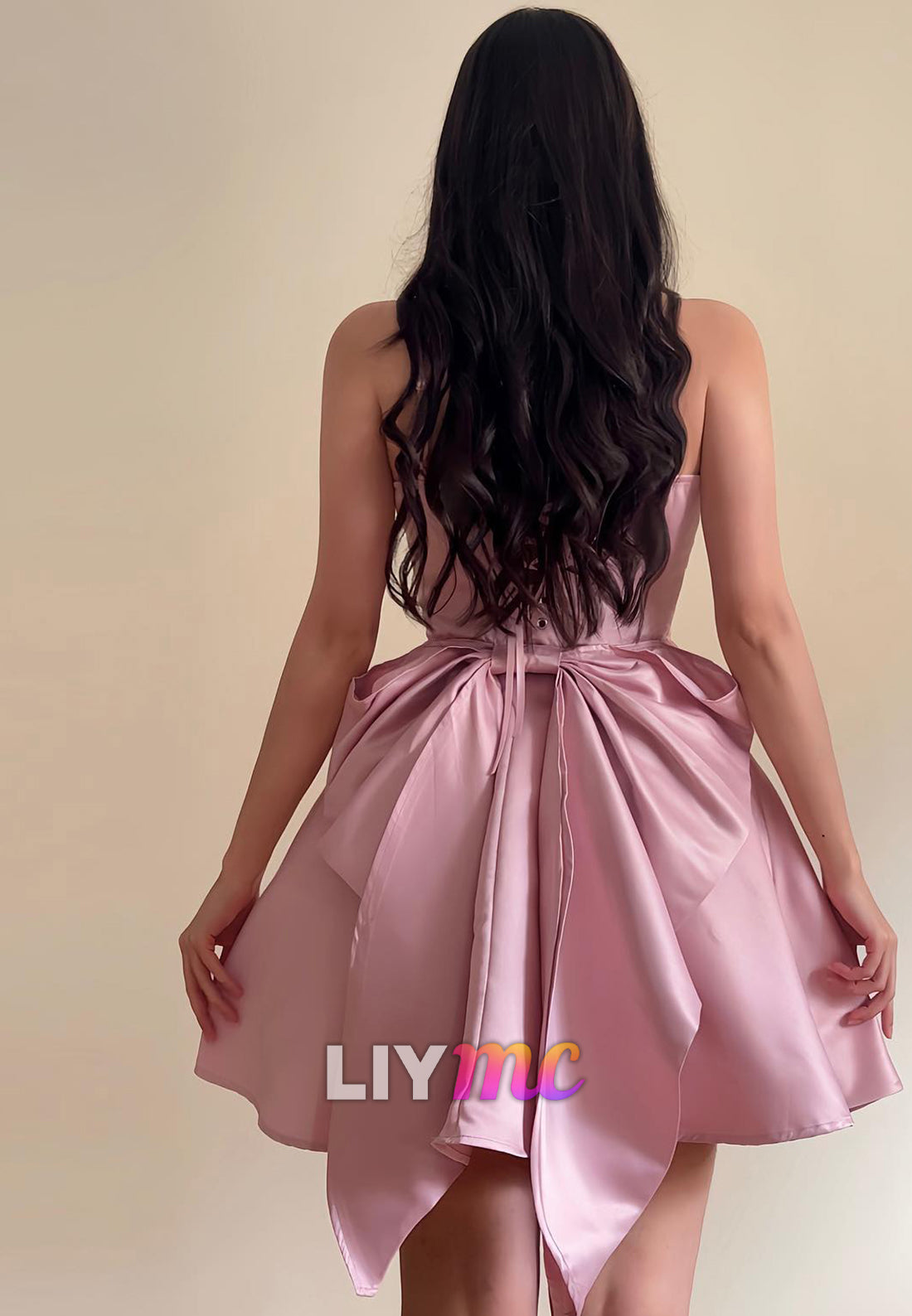 Square Spaghetti Straps Sleek A-Line Short Party Homecoming Dress