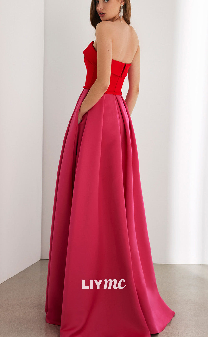 M1240 - Straight Across Sleeveless Pleated A-Line Mother of Bride Dress Cocktail Dress