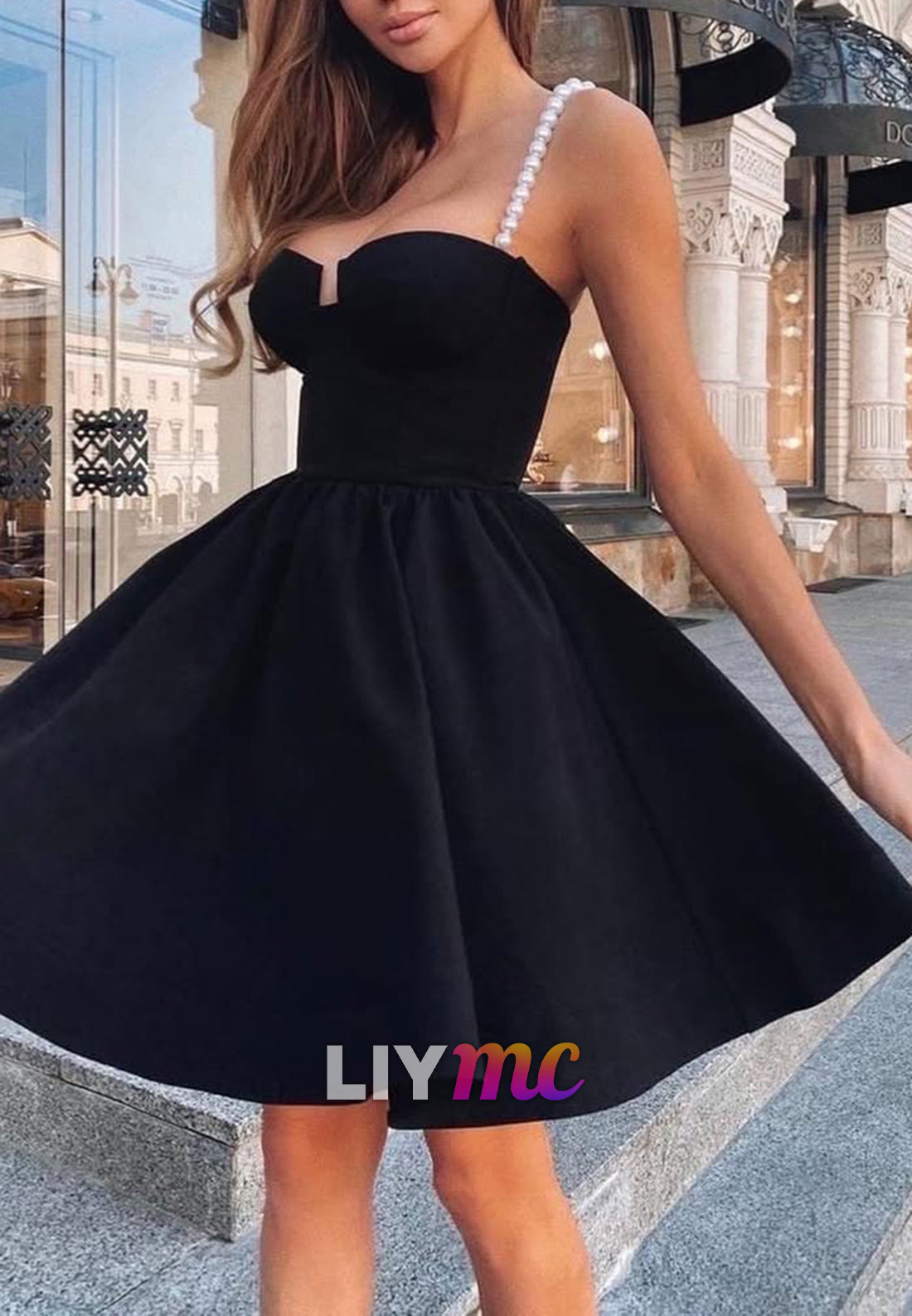 Sweetheart Spaghetti Straps A-Line Party Homecoming Dress