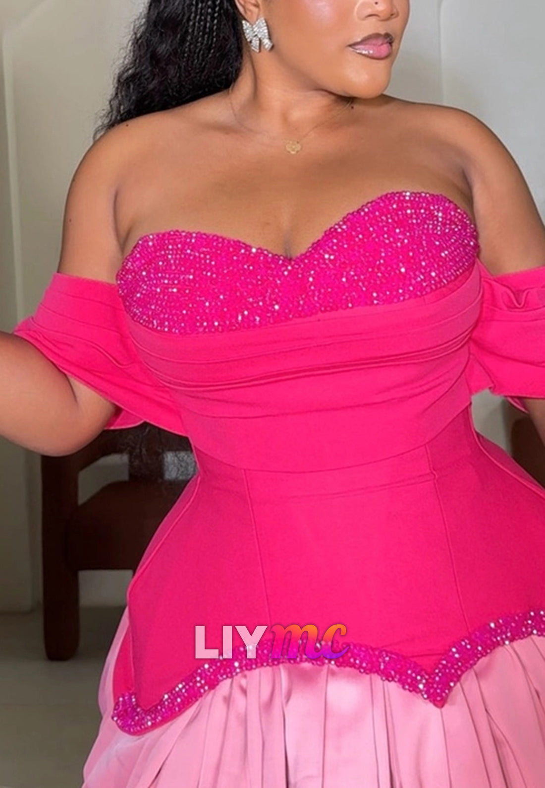 Sweetheart Beaded A-Line Party Homecoming Dress