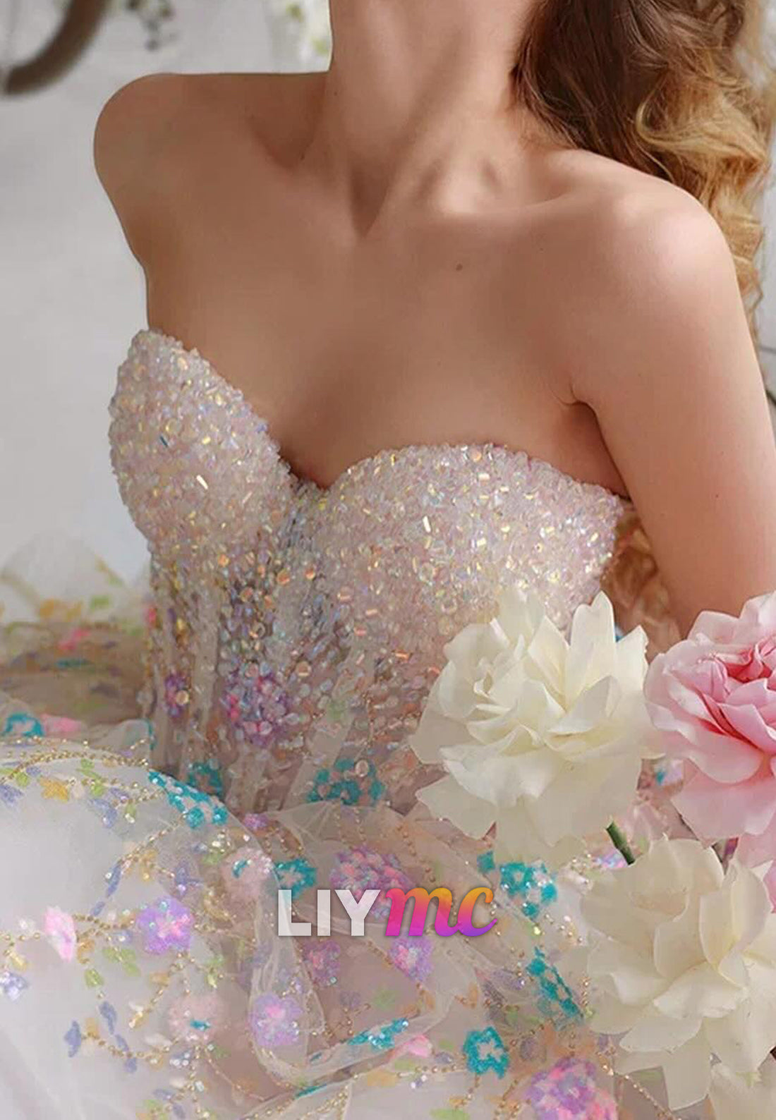 Sweetheart Beaded Sparkly A-Line Short Party Homecomig Dress