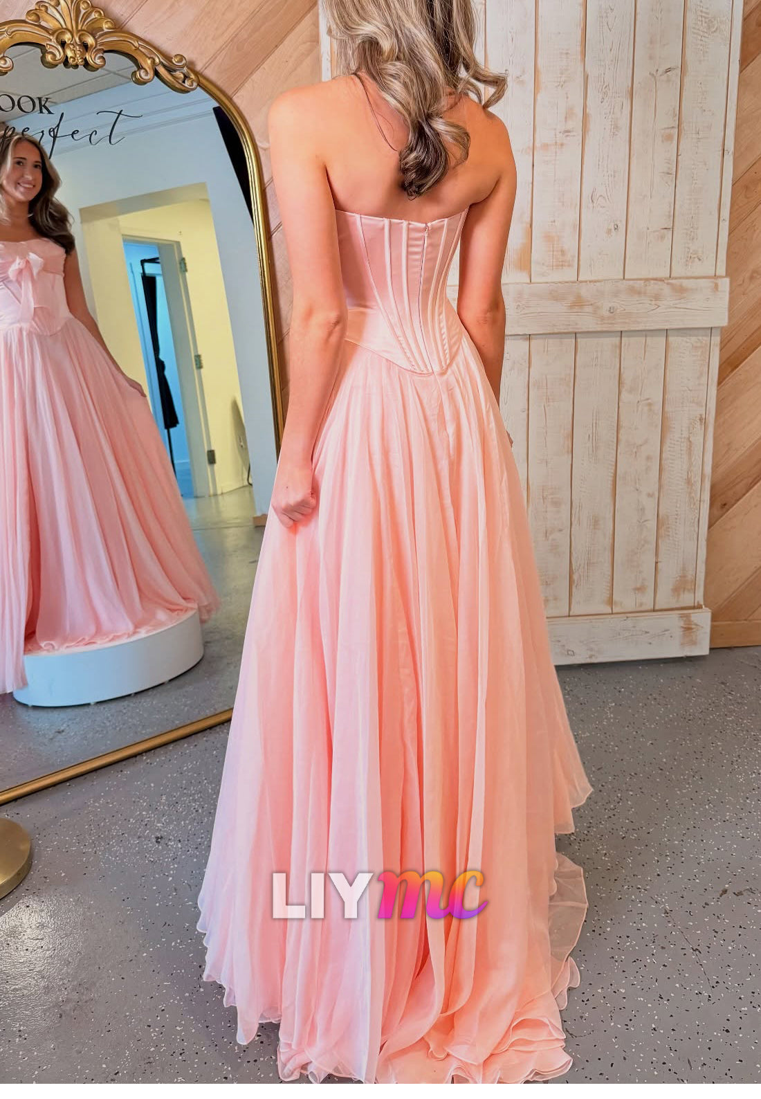 Sweetheart Pleated Sleeveless Chiffon A-Line Prom Dress