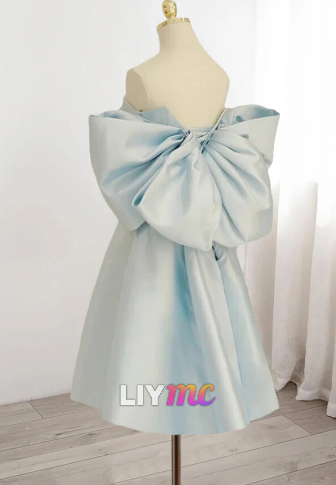 Sweetheart Sleek Bowknot A-Line Party Homecoming Dress