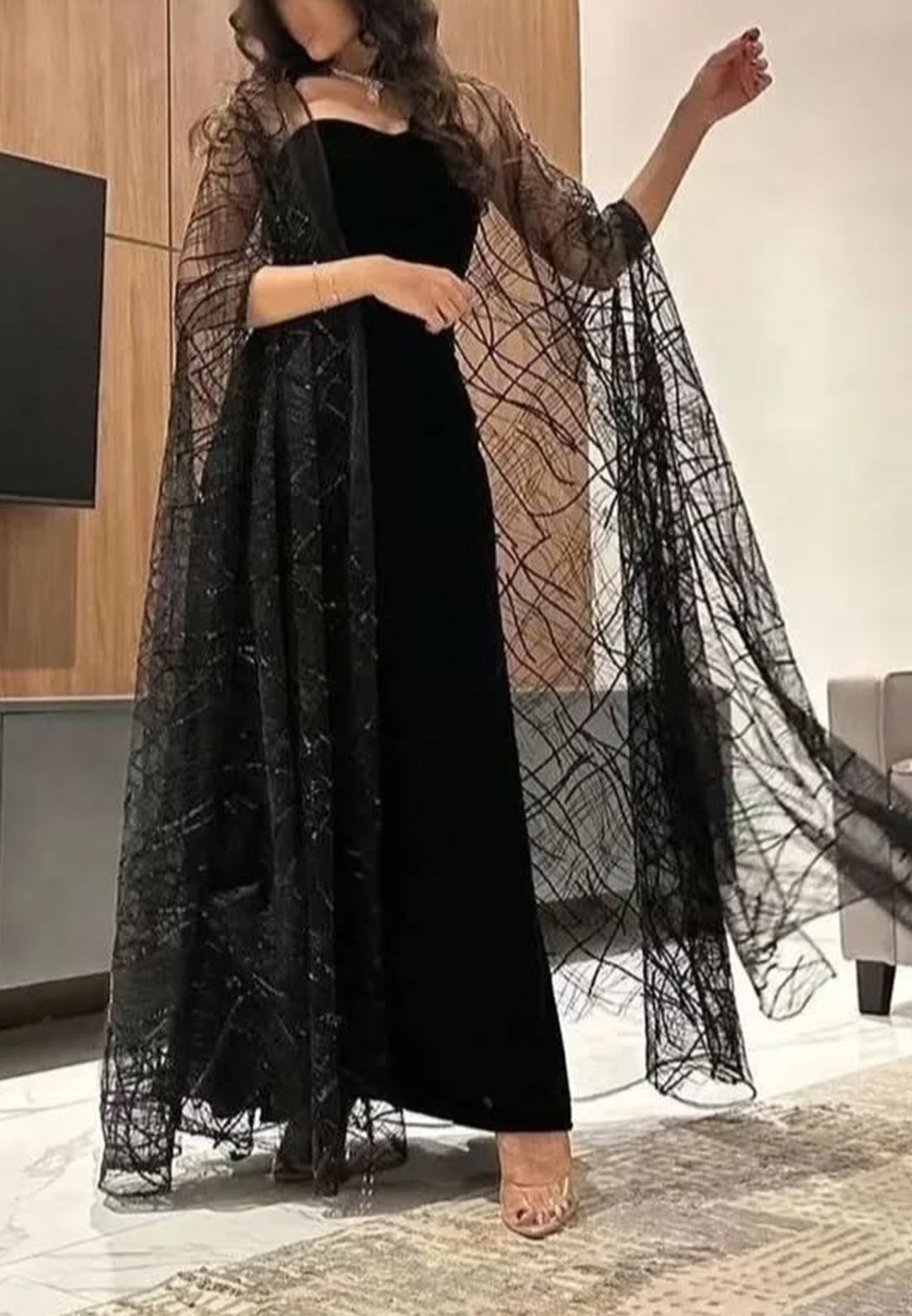 Sweetheart Sleeveless Beaded Embroidery A-Line Evening Dress