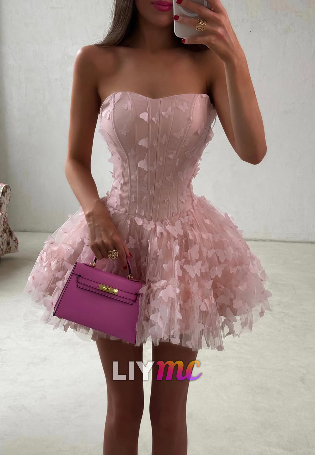 Sweetheart Sleeveless Floral A-Line Short Party Homecoming Dress