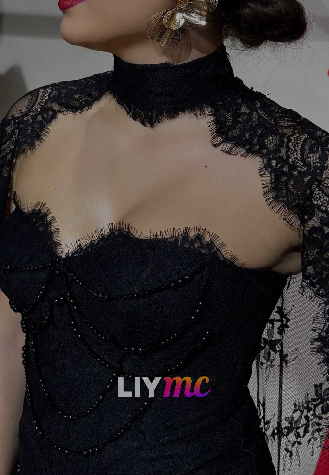 Sweetheart Sleeveless Lace Appliques Mermaid Evening Dress