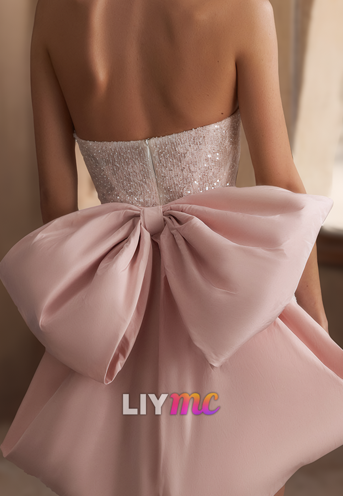 Sweetheart Strapless Appliques A-Line Beach Wedding Dress