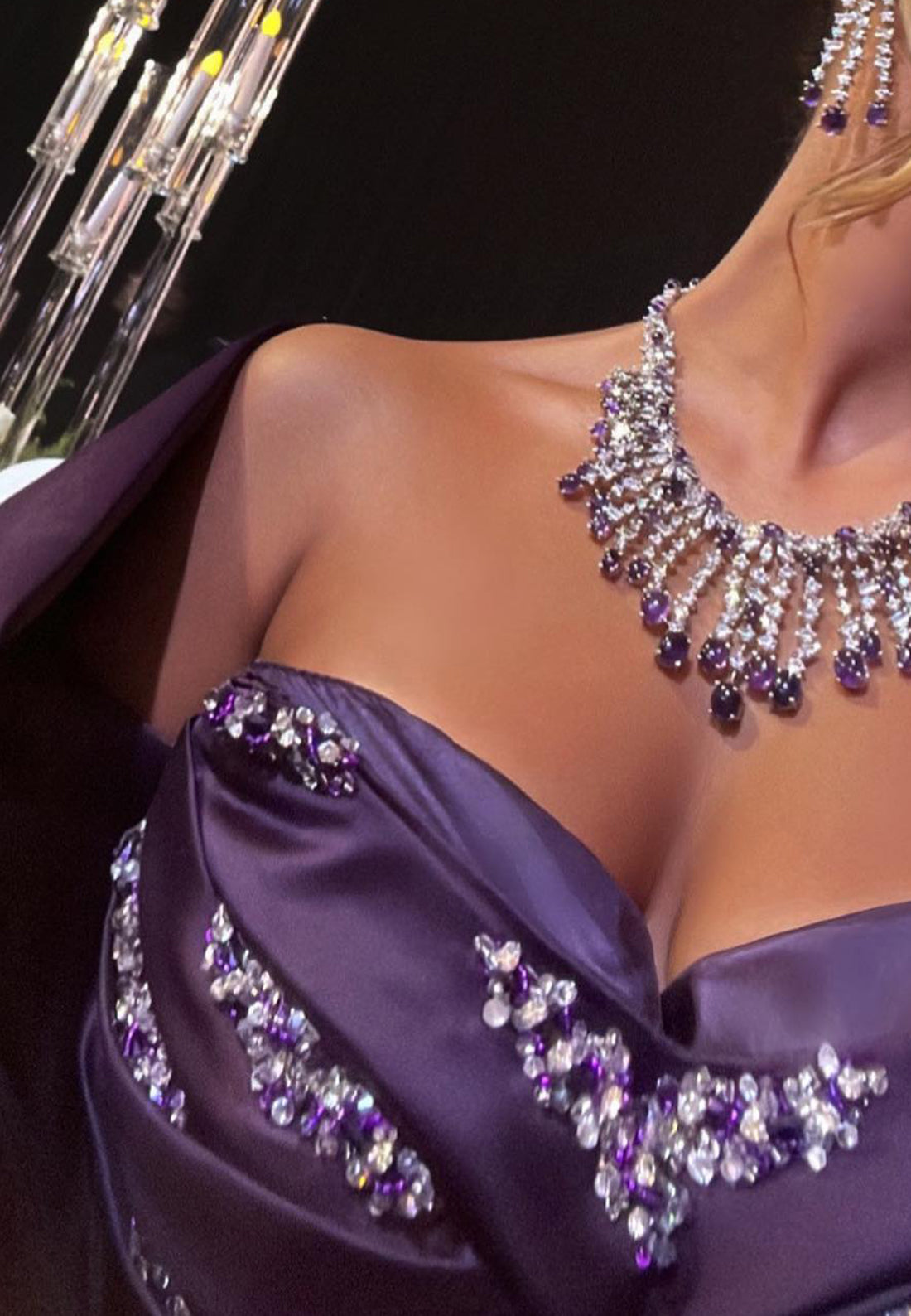 Sweetheart Strapless Beaded Sleek Mermaid Evening Dress