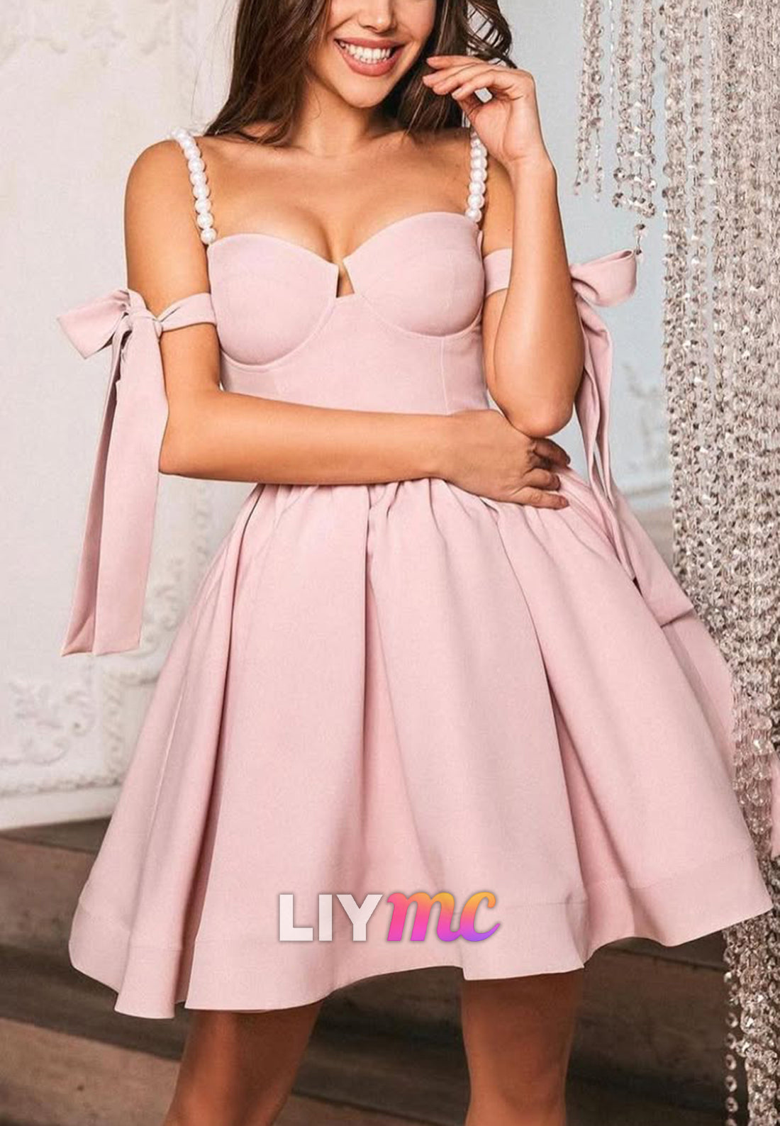 Sweetheart Straps Pleated A-Line Party Homecoming Dress