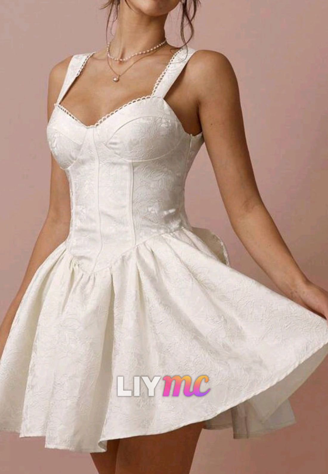 Sweetheart Straps Pleated A-Line Party Homecoming Dress