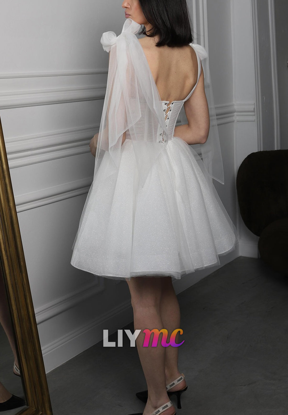 Sweetheart Straps Tulle A-Line Party Homecoming Dress