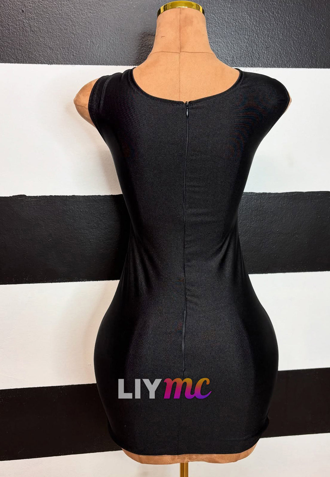 V-Neck Beaded Fitted Sheath Party Homeecoming Dress for Black Girls