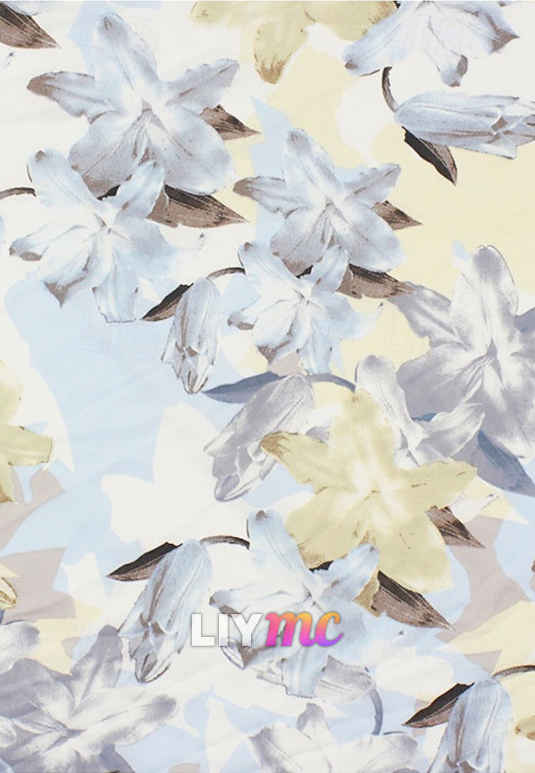 V-Neck Long Sleeves Floral Printed Sheath Mother of Bride Dress