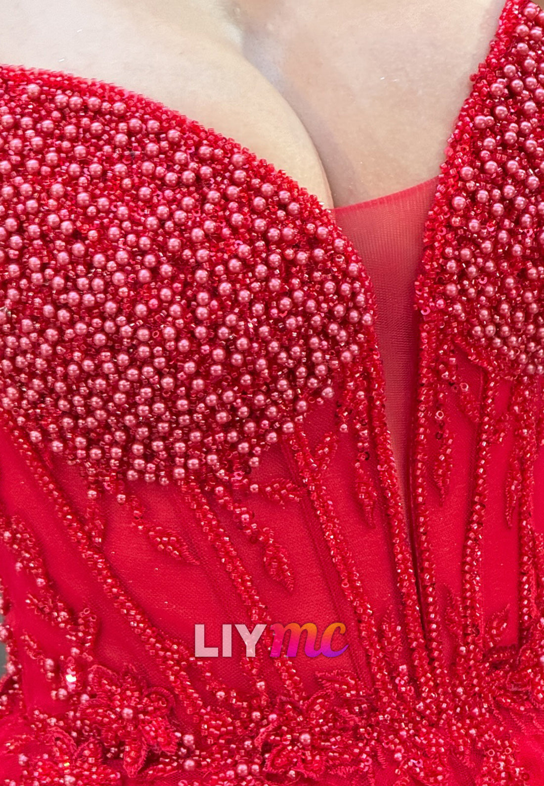 Sweetheart Sleeveless Beaded Appliques A-Line Prom Dress