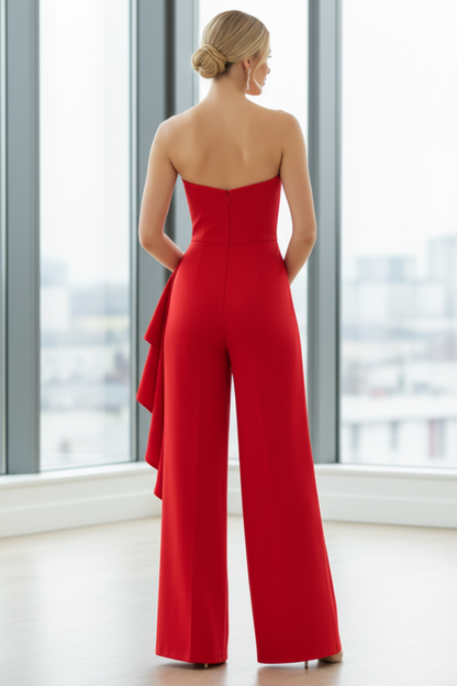Sweetheart Ruffles Jumpsuites