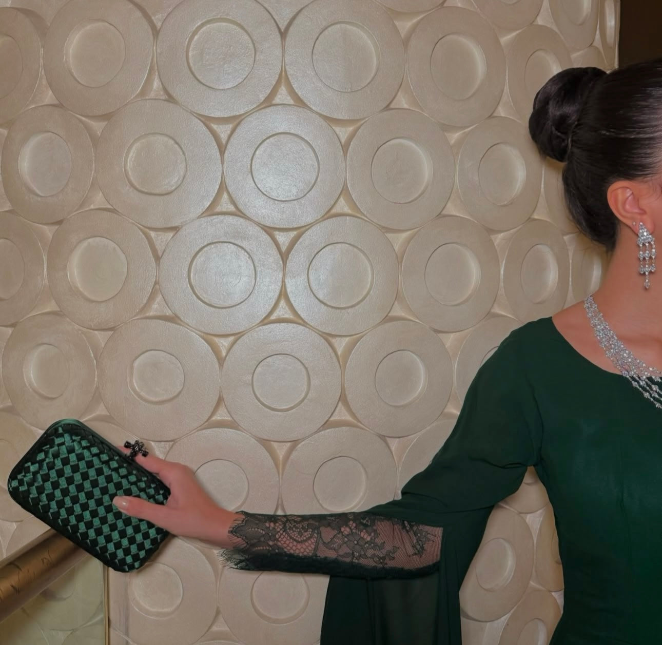 Scoop Long Sleeves Mermaid Evening Dress