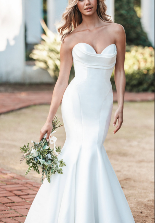 Sweetheart Sleek Mermaid Wedding Dress