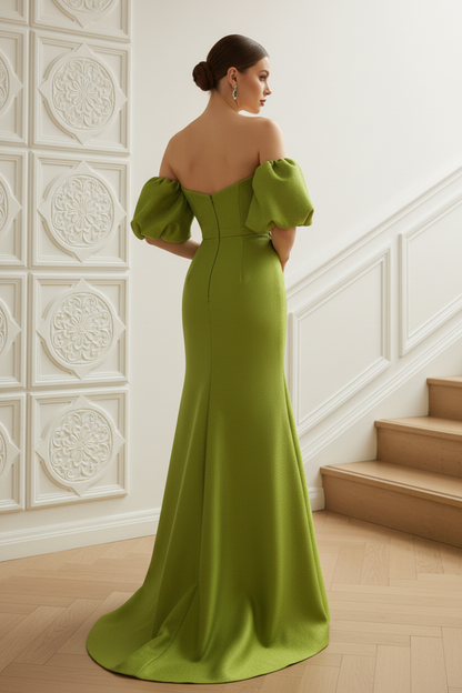 Sweetheart Side Slit Mermaid Mother of Bride Dresss