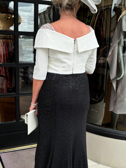 Trumpet/Mermaid Ankle-Length V-Neck 3/4 Sleeves Sequined Mother Of The Bride Dresses