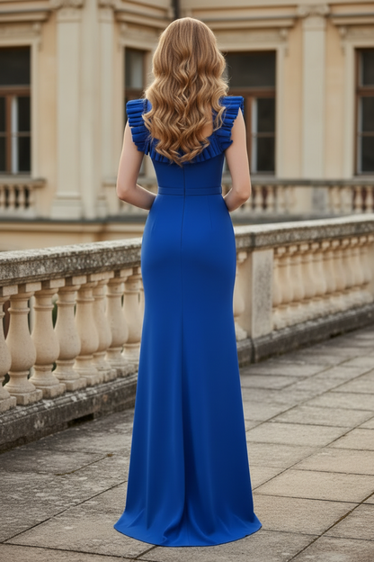 Sweetheart Cap Sleeves Mermaid Formal Dress