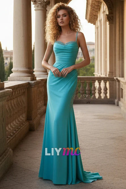 Sweetheart Beaded Mermaid Prom Dress