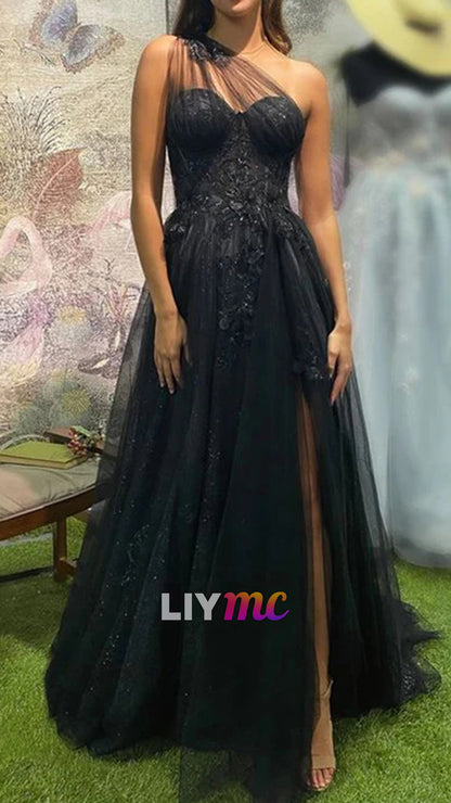 Tulle A-Line Formal Dress Long Prom Dress