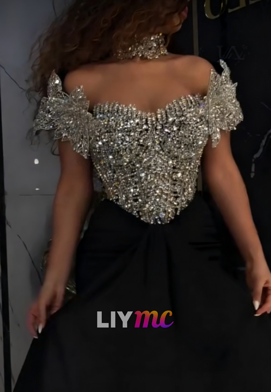 Sweetheart Beaded Sparkly Mermaid Prom Dress