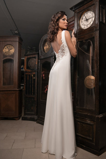 boho long a line summer bride beach satin wedding dress boho bridal bride modern custom lace brilliant floral wedding floral plus size