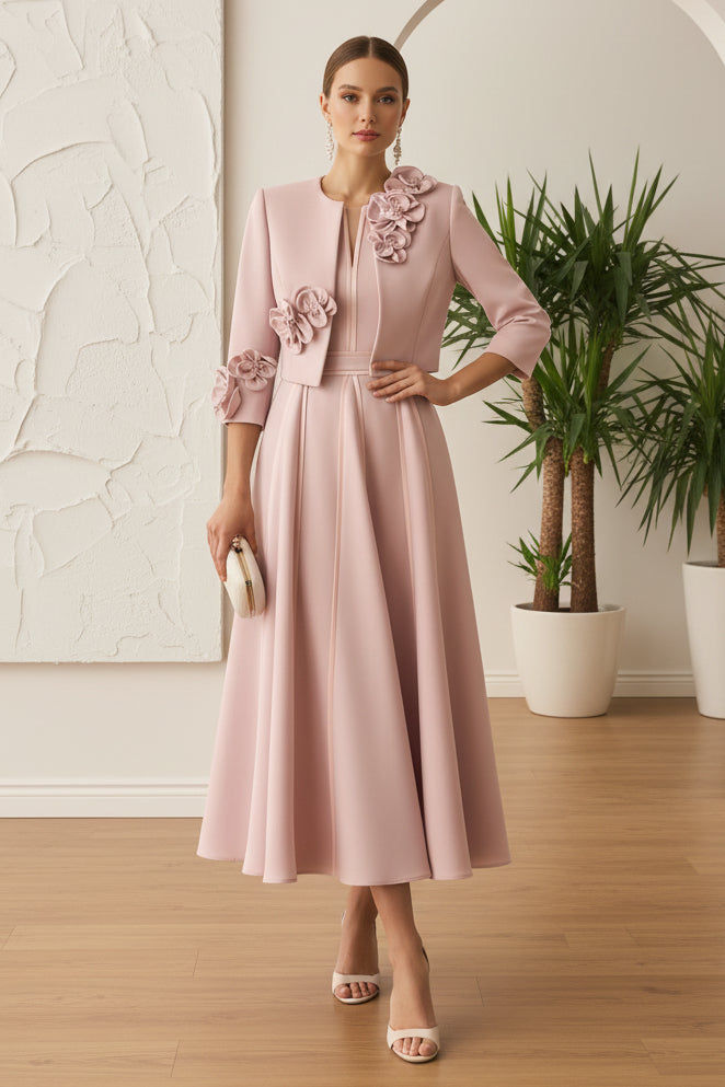 Two Piece A-Line Mother of Bride Dress
