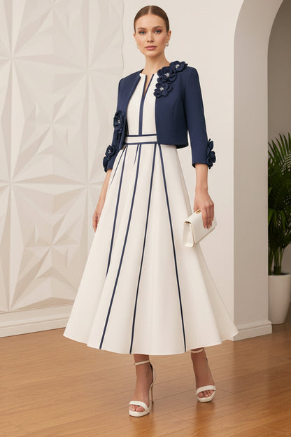 Two Piece A-Line Mother of Bride Dress