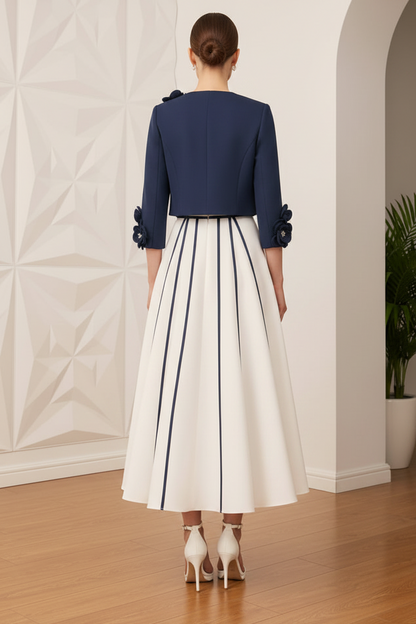 Two Piece A-Line Mother of Bride Dress