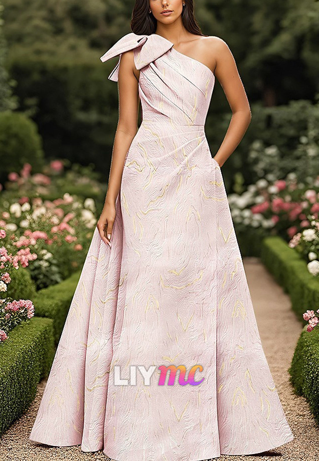 Floor Length Evening Gown Ball Gown Formal Dress Elegant Celebrity Style Sleeveless