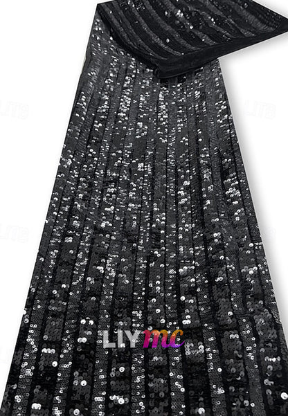 A-Line Floor Length Evening Gown Formal DressHigh Low Long Sleeve V Neck Wedding Formal Satin Sequined with Glitter Pleats