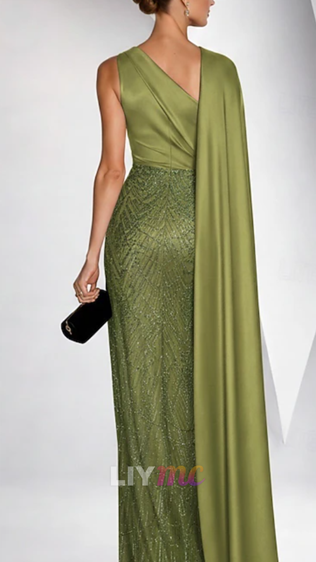 Bateau Sleeveless Beaded Embroidery Sheath Mother of Bride Dress