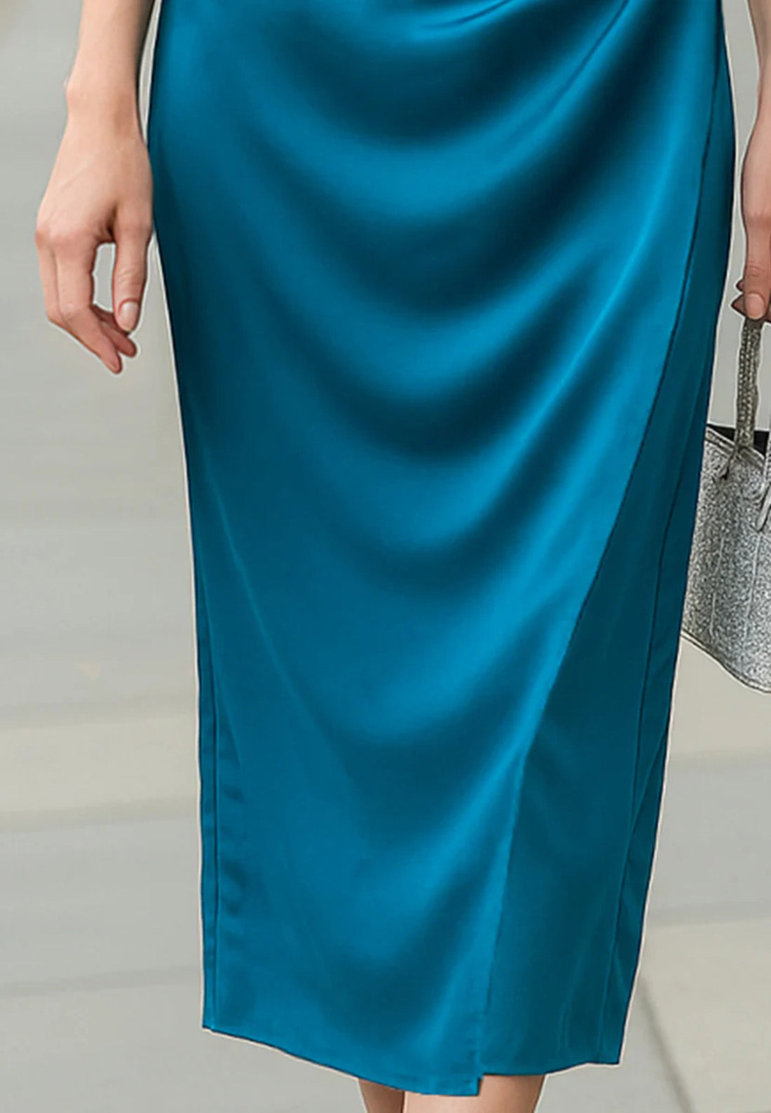 Blazer Short Sleeves Ruched Sheath Work Dress